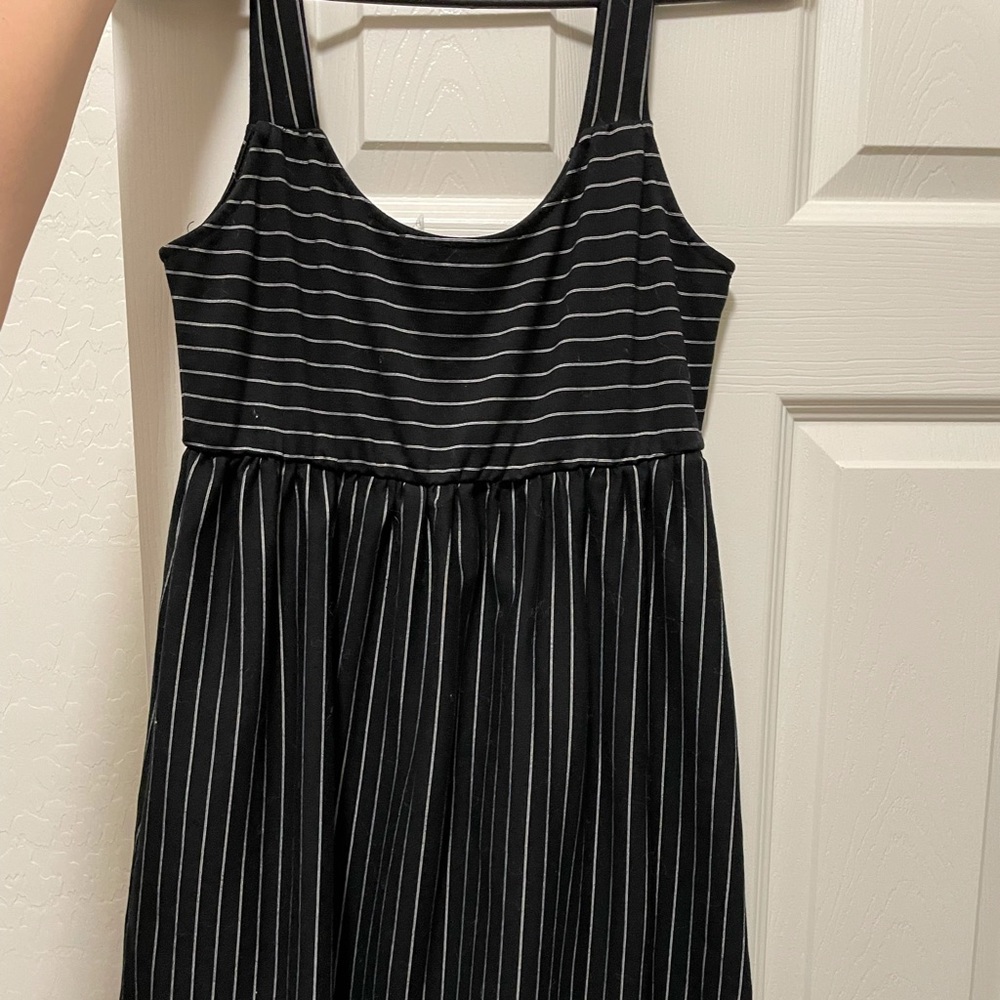 Pink blush striped dress size small